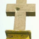 Das Hagelkreuz mit Inschrift